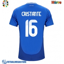 Fotballdrakt Herre Italia Bryan Cristante #16 Hjemmedrakt EM 2024 Kortermet